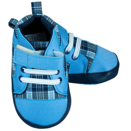 پاپوش کودک طرح چهارخونه ساقدار