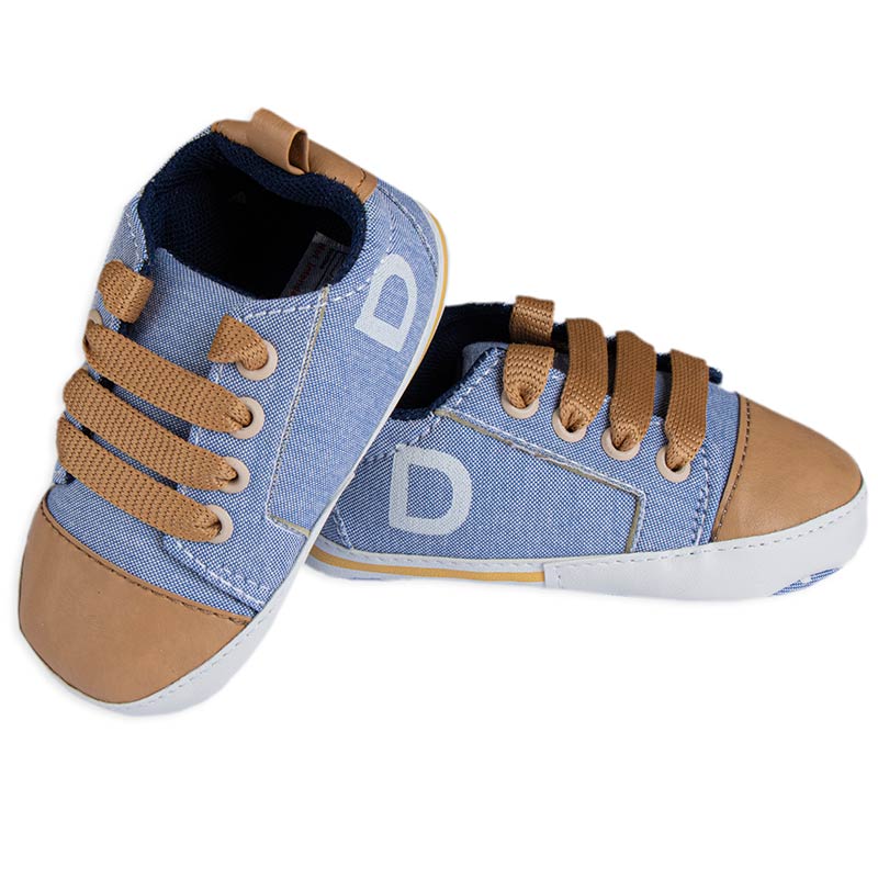 پاپوش کودک پسرانه طرح حروف چاپی