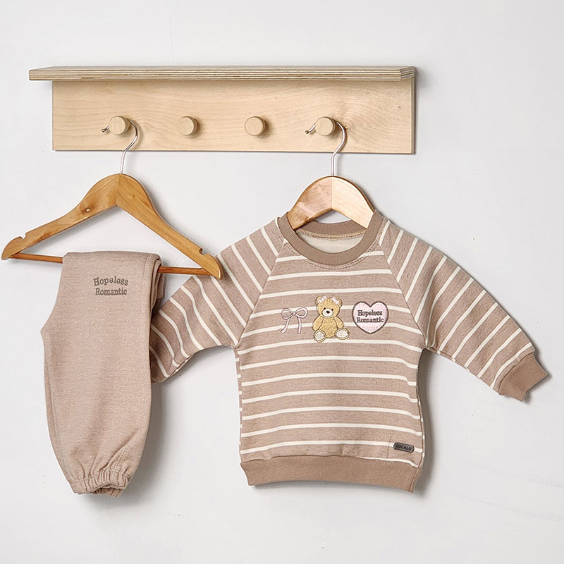 لباس دورس طرح خرس کرم