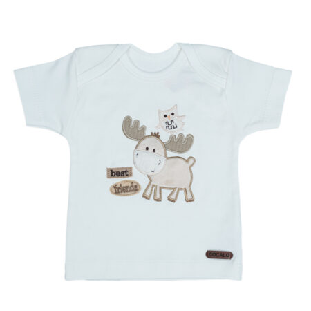 بلوز آستین کوتاه طرح گوزن