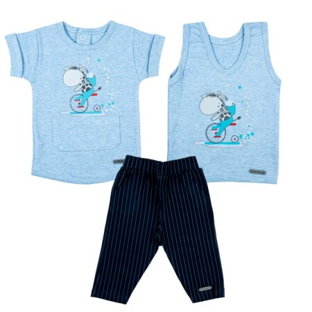 پک لباس اقتصادی کودک طرح زرافه کد 1010