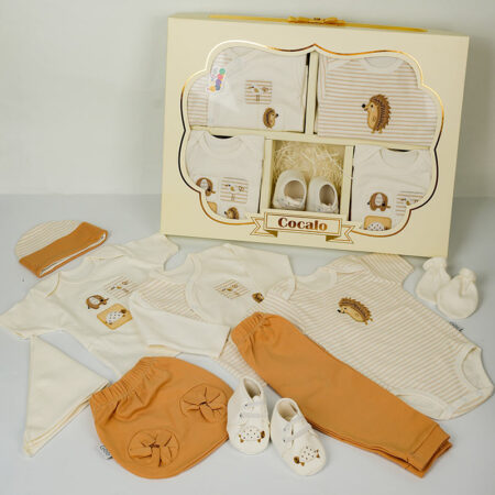 لباس نوزادی بیمارستانی 19 تیکه طرح حیوانات