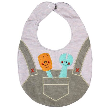 پیشبند پسرانه گلدوزی طرح مکانیک