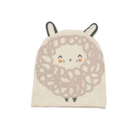 کلاه گرد طرح گوسفند