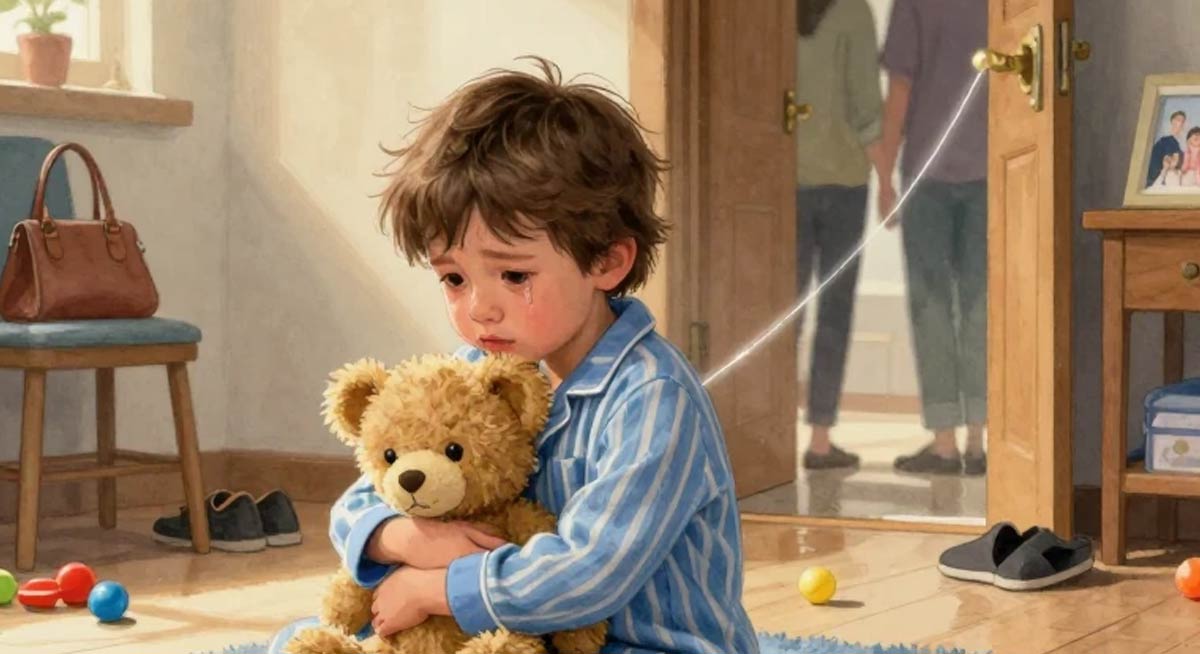 اضطراب جدایی کودک [علائم و ۸ راه درمان]