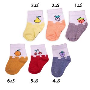 جوراب کودک طرح میوه - Image 2