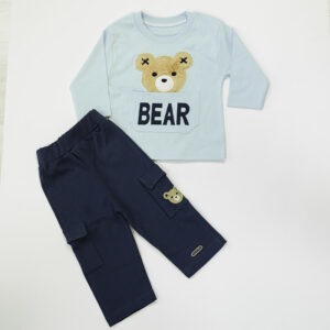 ست بلوز و شلوار پسرانه طرح bear - Image 2